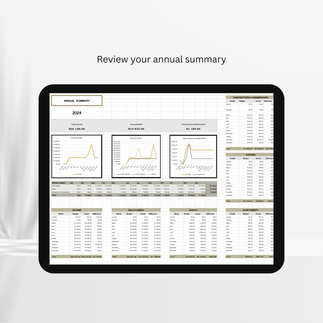 Digital Budget Planner