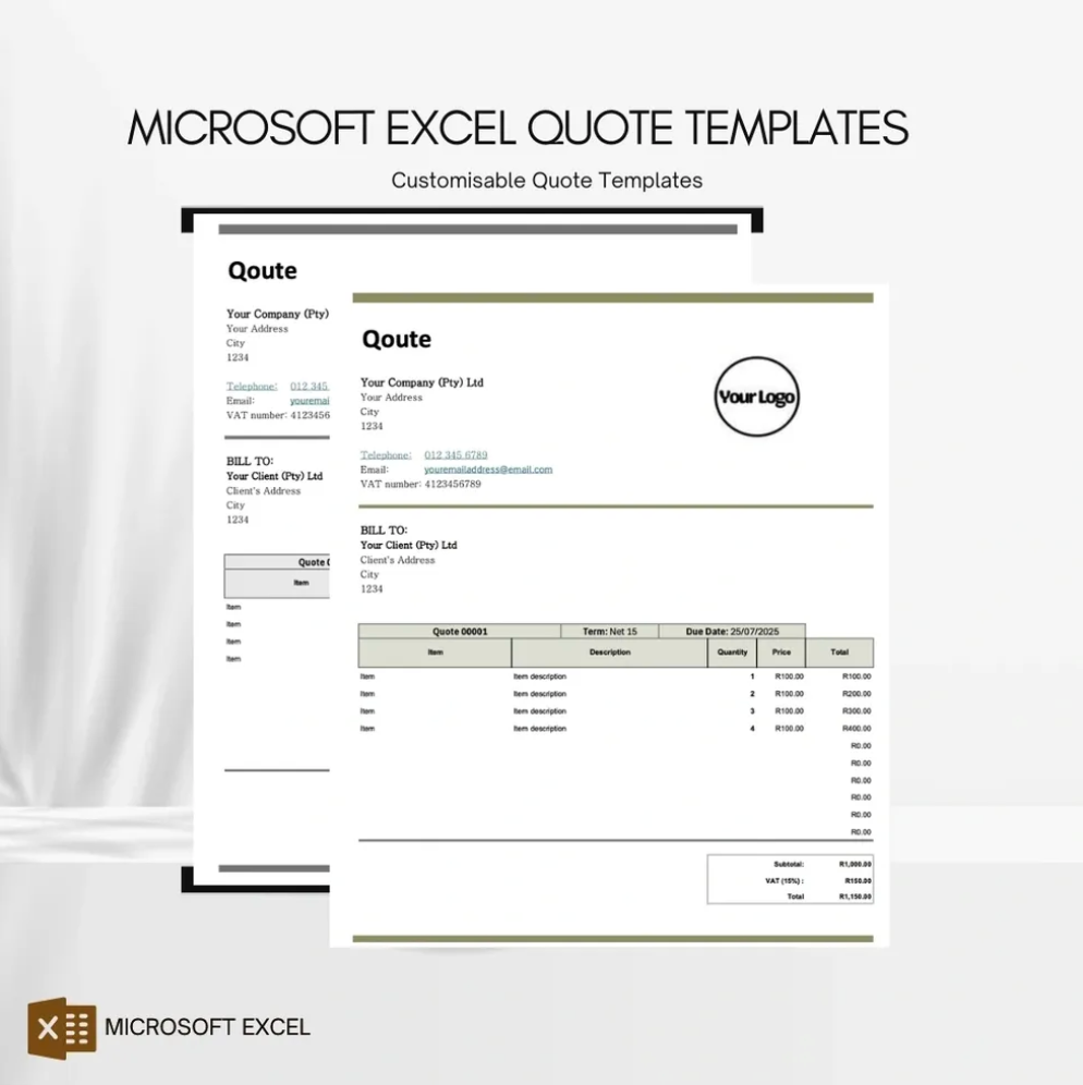 Digital Quote Template